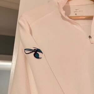 Charlotte Hornets Nike Dri-FIT White Pullover with Embroidered Hornets Logo